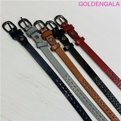 Ремень женский из экокожи 114 см Р 12 тип 1