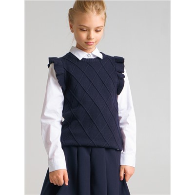 Жилет вязаный для девочки