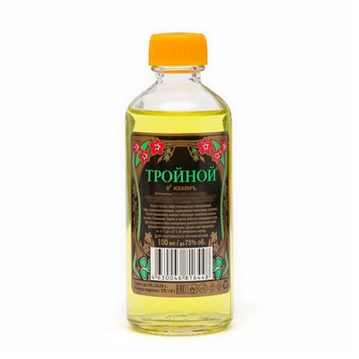 Лосьон одеколон после бритья «Тройной», 100 мл