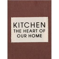 Фартук Этель "Kitchen" 60х70 см, цвет коричневый, 100% хлопок, саржа 220 г/м2
