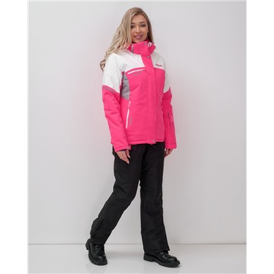 Горнолыжный костюм женский зимний УЦЕНКА розового цвета 02810R