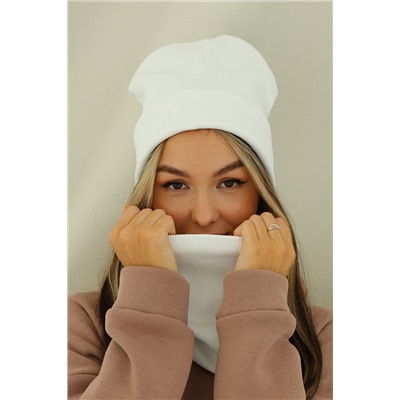 Шапка 25-608L11 белый