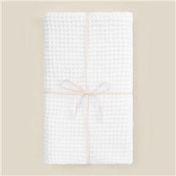 Полотенце вафельное SL HOME: Basic "Блан де Блан" 50х90 см, 100% хлопок, 340 г/м2