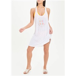 Bride Vibes Burnout Beach Dress