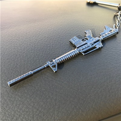 Брелок "Автомат" металлический, копия модели M16A4