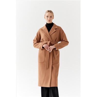 Пальто женское демисезонное 25550 (кэмел)