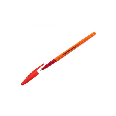 Ручка шариковая ErichKrause Slender Stick Orange, Super Glide, 0.7 мм, красная