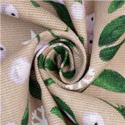 Скатерть новогодняя Доляна Frosty berries 149×110± 3 см, 100% хлопок, рогожка 164 г/м²