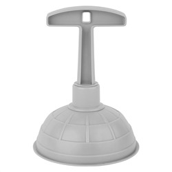 Вантуз Disco 125 мм SC320310025 серебряный