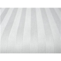 Простыня из страйп-сатина белый полоса 3х3