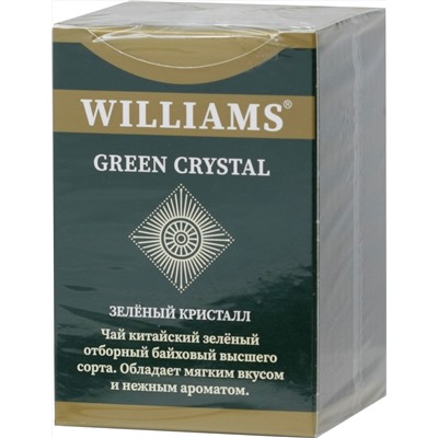 WILLIAMS. Crystal Green. Зеленый китайский 100 гр. карт.упаковка