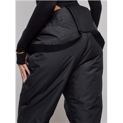 Полукомбинезон утепленный женский черного цвета 211_1Ch