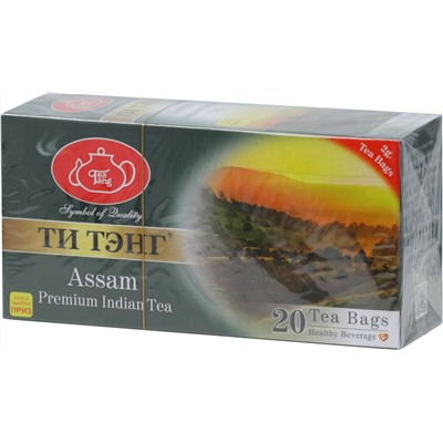 ТИ ТЭНГ. Ассам (черный) карт.пачка, 20 пак.