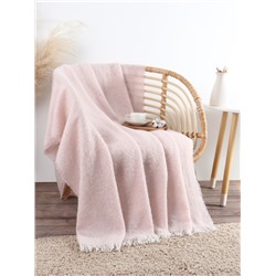 Плед "Этель" Light pink  135*180 см, цвет св. розовый, 100% полиэстер