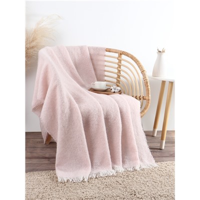 Плед "Этель" Light pink  135*180 см, цвет св. розовый, 100% полиэстер