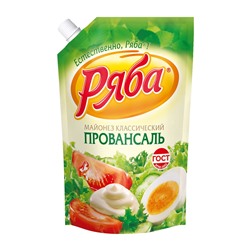 Майонез "Классический Провансаль" 630гр пакет ТМ Ряба 1/16