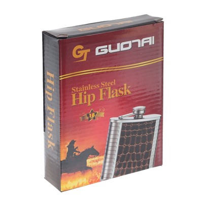 Фляжка, 500 мл, L13 W3 H16,5 см