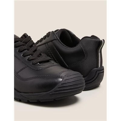 Kids' Leather Freshfeet™ Lace School Shoes (13 Small - 9 Large)