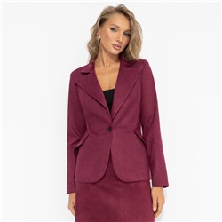 Жакет приталенного силуэта, Шоу-показ (бордовый)