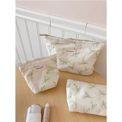 Brand fresh capacious cosmetic bag, handheld organizer bag, small clutch bag, Korean style