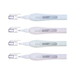 Ручка-корректор Hatber Mist  7ml с гибрид.наконечником с колпачком и клипом  в картонной Дисплей-витрине
