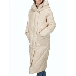 21-381 LT. BEIGE Пальто зимнее женское (200 гр. тинсулейт)