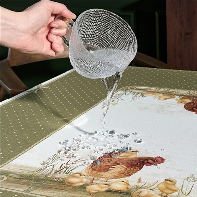 ДОРОЖКА "ЗОЛОТАЯ КУРОЧКА" 45Х300СМ, 100% ХЛОПОК, ТВИЛ