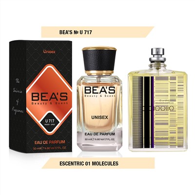 Beas U717 Escentric Molecules Escentric 01 edp 50 ml, Парфюм унисекс Beas U717 создан по мотивам аромата Escentric Molecules Escentric 01