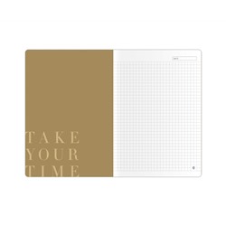 Тетрадь 40л., А5, клетка на сшивке Greenwich Line "Сonversation", матовая ламинация, тиснение фольгой, тон. блок 80г/м2