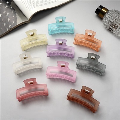 Крабик для волос «Туман», прямой, 7 см, МИКС