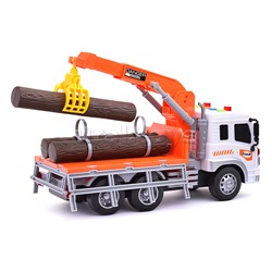 Машина "Лесовоз-1" инерционная, в коробке