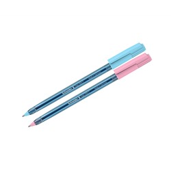 Ручка шариковая Schneider "Tops 505 F Bubble Gum" синяя, 0,8мм, прозрачный корпус