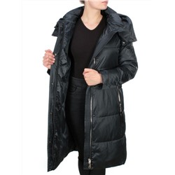 9110 INK BLUE Пальто зимнее женское FLOWERROVE (200 гр. холлофайбера)