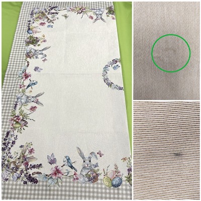 Outlet Принцесса клетка Бежевый Скатерть 140х240 см 2310016