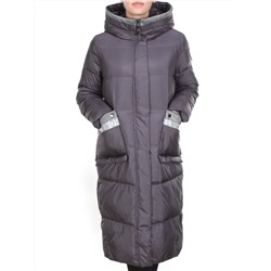 2115 DARK GRAY Пальто зимнее женское MELISACITI (200 гр. холлофайбера)