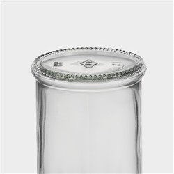 Банка для сыпучих продуктов Доляна «Стелла», 150 мл, 6×11.5 см, стекло, прозрачная