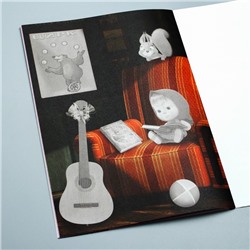 Книга с аппликациями, 20 стр., «Mашa и медвeдь»