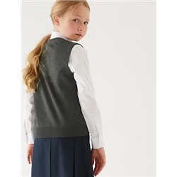 Unisex Pure Cotton School Tank Top (2-18 Yrs)