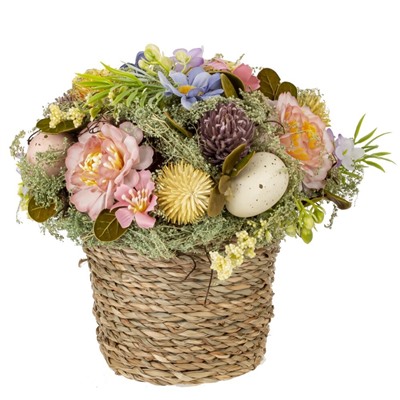 GAEM Цветочная композиция "Пасхальная", L17 W17 H17 см