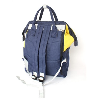 Комплект MF-3056  (рюкзак+2шт сумки+пенал+монетница)   1отд,  4внеш+1внут/карм,  синий/желт SALE 256469