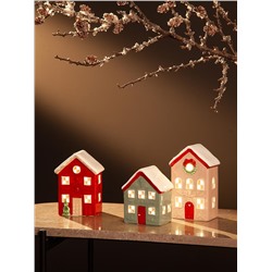 Домик с подсветкой Fensmark из коллекции New Year Essential, 15 см