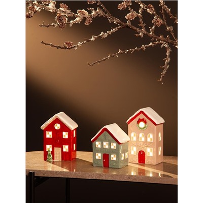 Домик с подсветкой Fensmark из коллекции New Year Essential, 15 см