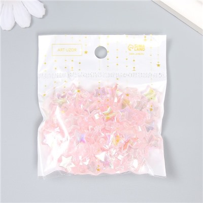 Набор бусин для рукоделия и плетения «Арт Узор. Звезда. Розовый перламутр», 20 г, 1.1×1.1×0.4 см