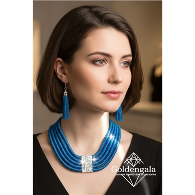 Набор бижутерии колье трансформер и серьги П5/002