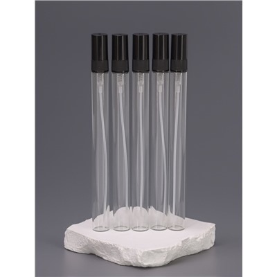 Флакон для парфюма, с распылителем, 15 мл, фасовка – 5 шт., чёрный