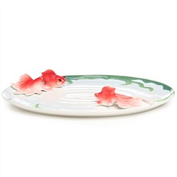 БЛЮДО LEFARD "ЗОЛОТАЯ РЫБКА" 32*22*5 СМ (КОР=12ШТ)