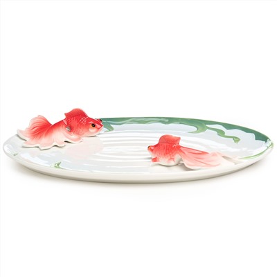 БЛЮДО LEFARD "ЗОЛОТАЯ РЫБКА" 32*22*5 СМ (КОР=12ШТ)