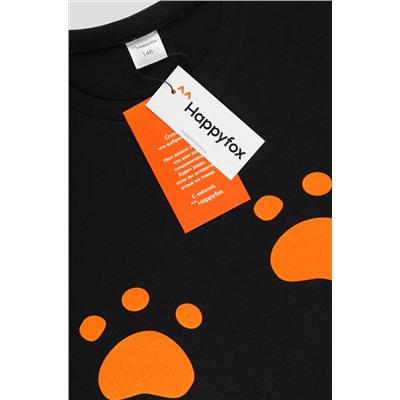 Хлопковая пижама для девочки Happyfox