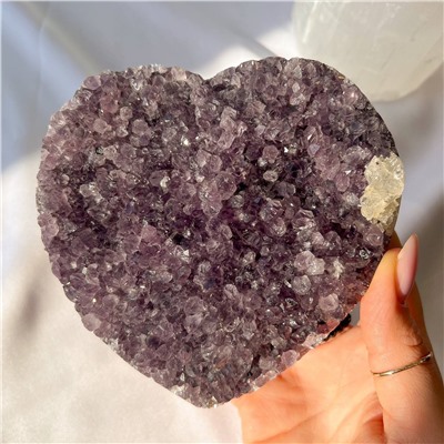 Радуга Самоцветов Друза "сердце" из Аметиста