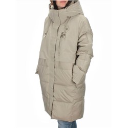 C223 GRAY/BEIGE Куртка зимняя женская (200 гр. холлофайбера)